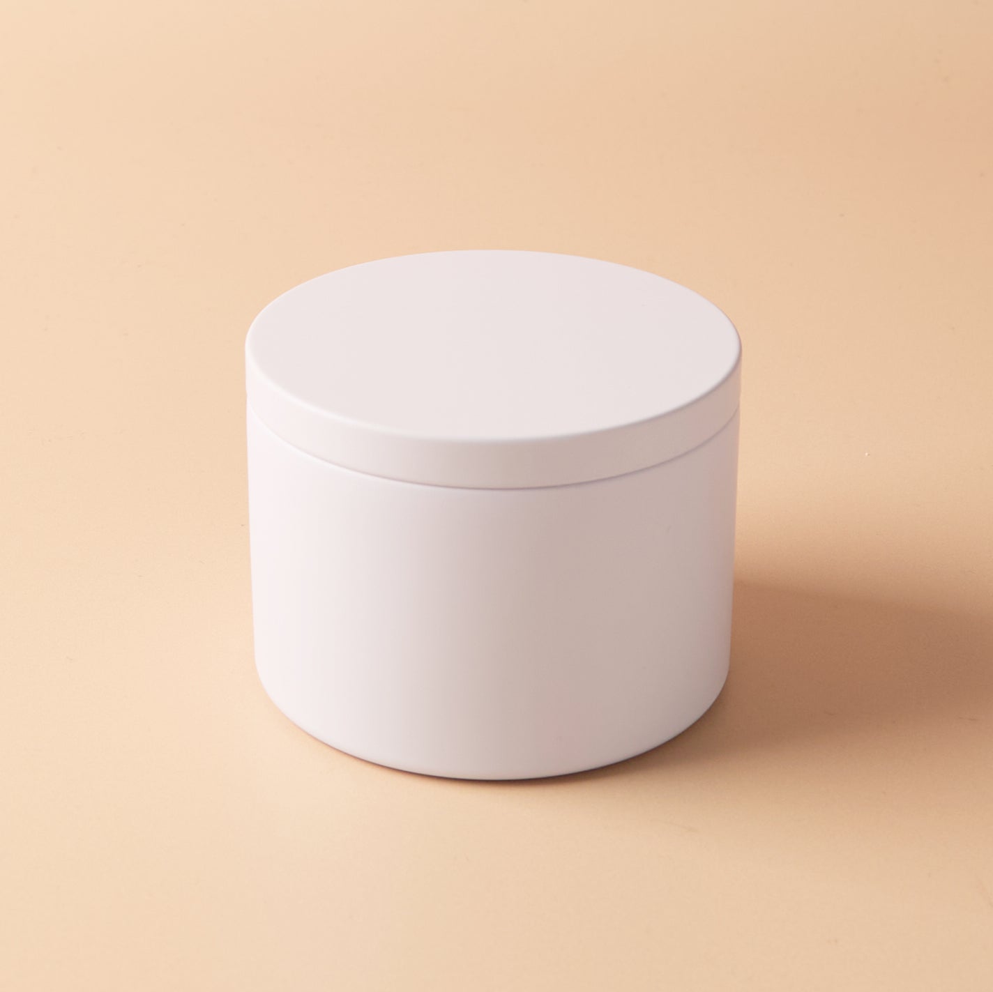 Orla 20cl Candle Tin with Lid - White (Seamless)