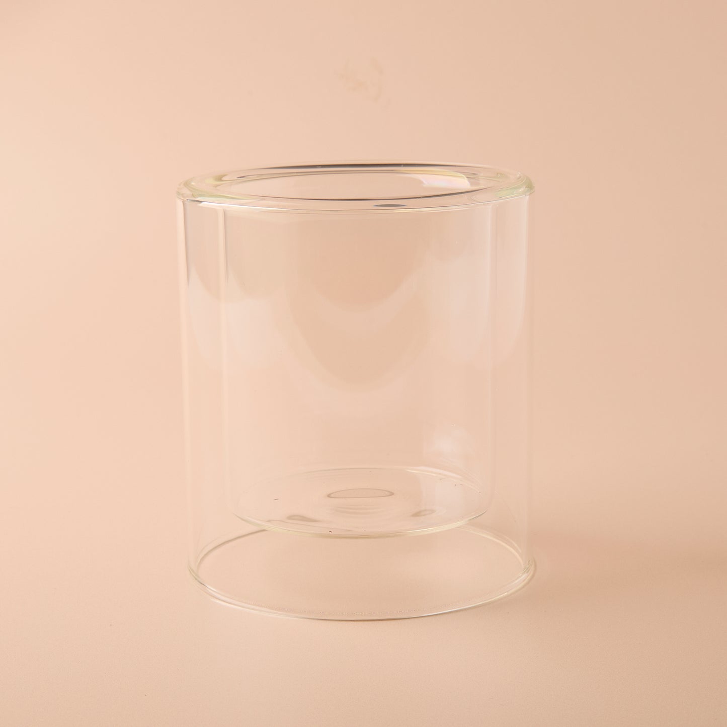 Solara 25cl Double Wall Candle Vessel - Clear