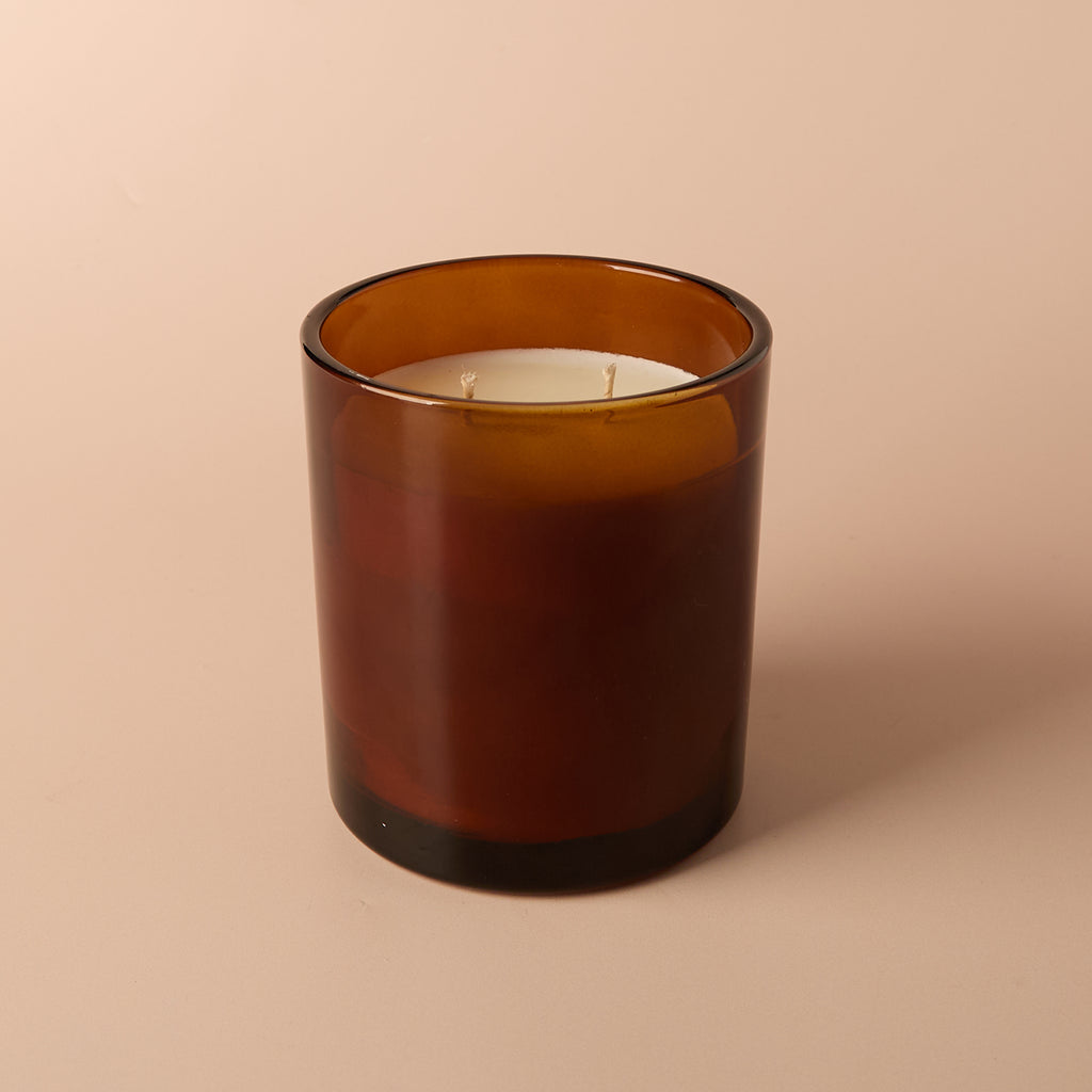 Atlas 46cl Glass Double Wick Candle Jar