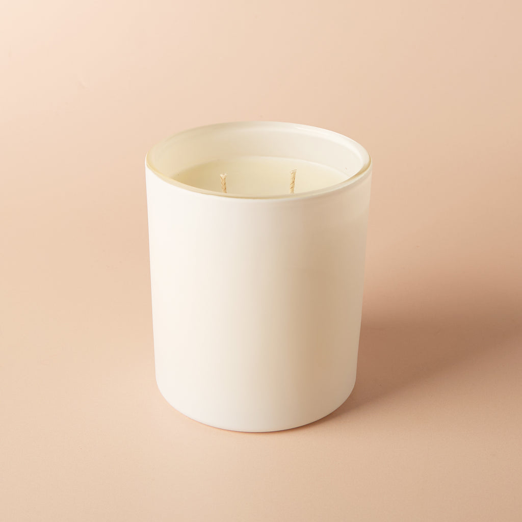 Atlas 46cl Glass Double Wick Candle Jar