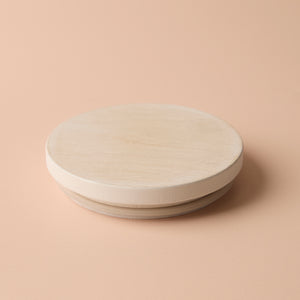 White Washed Wooden Lid for 30cl Nova / Cambridge / Oxford