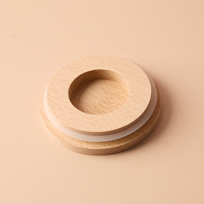 Wooden Lid for 30cl Nova with Suction Closure