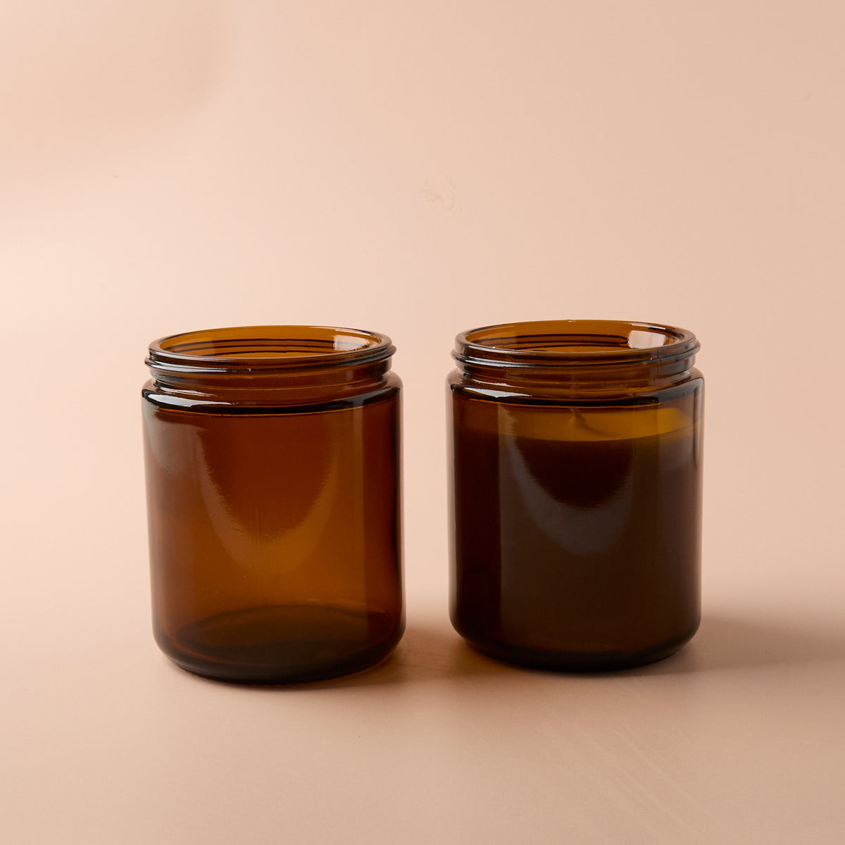 Stella 250ml Amber Candle Jar with Lid
